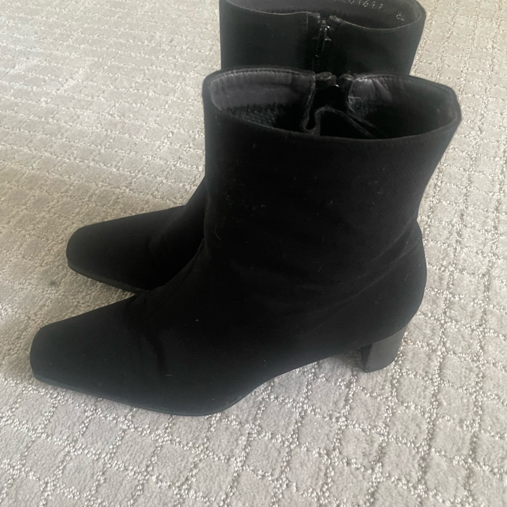 Stuart Weitzman Black Ankle Boots